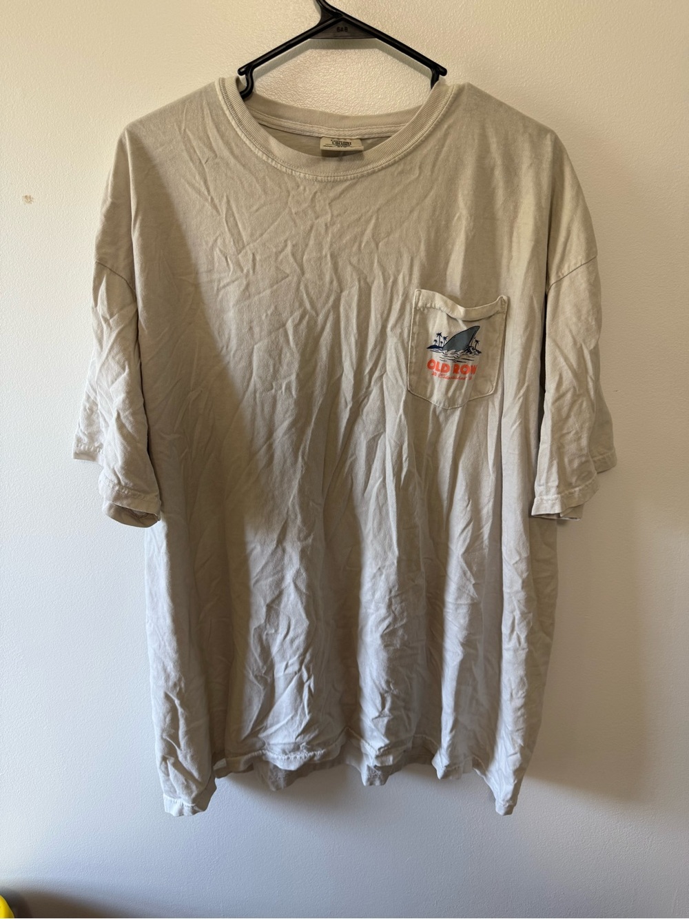 Old Row Beige Pocket Short-Sleeve T-Shirt